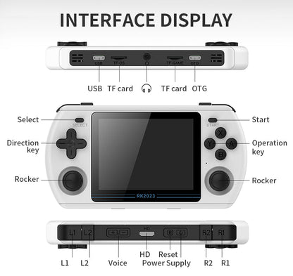 POWKIDDY RK2023 Retro Handheld Video Game