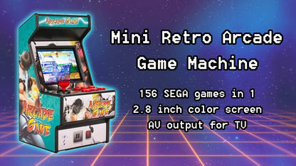 Mini Arcade Machine – 156 Classic Games in a Portable Retro Console