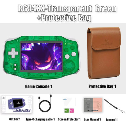 ANBERNIC RG34XX Retro Handheld Console | Portable 64Bit Gaming