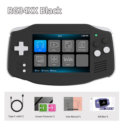 ANBERNIC RG34XX Retro Handheld Console | Portable 64Bit Gaming