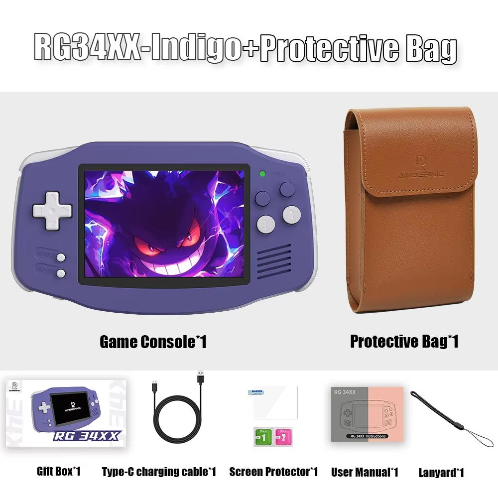 ANBERNIC RG34XX Retro Handheld Console | Portable 64Bit Gaming