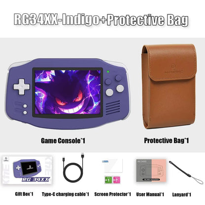 ANBERNIC RG34XX Retro Handheld Console | Portable 64Bit Gaming