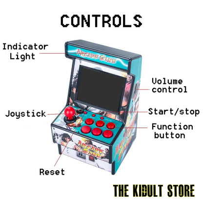 Mini Arcade Machine – 156 Classic Games in a Portable Retro Console